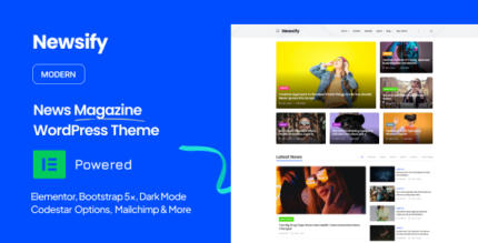 Newsify - Modern Magazine WordPress Theme