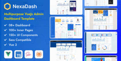 NexaDash - VueJs Admin Dashboard Template