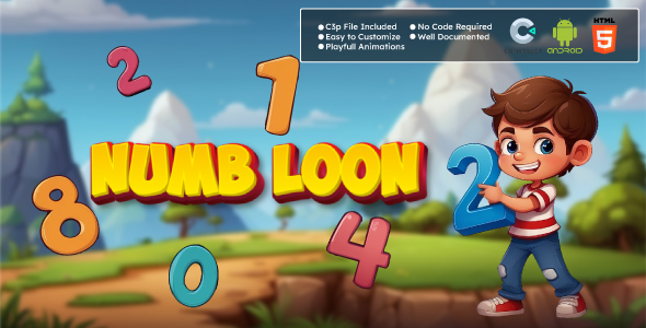 Numb Loon Game – Educational Game (HTML5, Android) Built in Construct 3 Numb Loon Game – Educational Game (HTML5, Android) Built in Construct 3