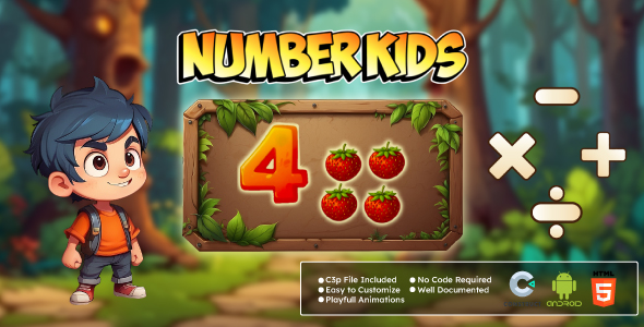 Number Kids Game - Educational Game - HTML5 Android Construct 3 Game Number Kids Game - Educational Game - HTML5 Android Construct 3 Game