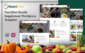 NutriDiet Health Supplement WordPress Template