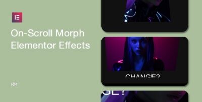 On-Scroll Morph Effects