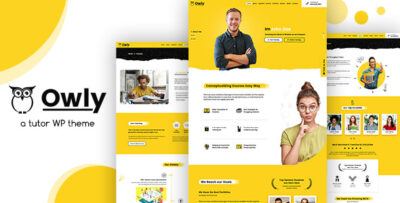 Owly - Tutoring & eLearning WP Theme