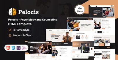Pelocis - Psychology & Counseling HTML Template