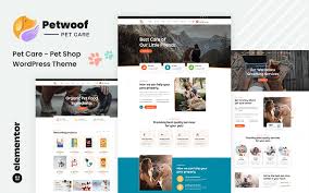 Petwoof - Pet Care & Pet Shop WordPress Theme