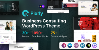 Pixify - Business Consulting WordPress Theme