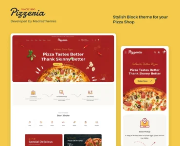 Pizzerias - Pizza & Restaurant WooCommerce Theme