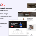 PlumbX - Plumber and Repair Services Elementor Template Kit