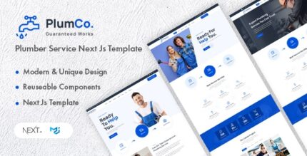 Plumco - Plumber Service Next Js Template