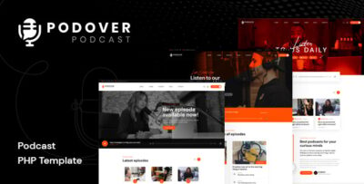 Podover - Podcast PHP Template