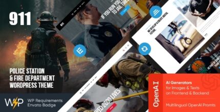 Police Station & Fire Department WordPress Theme