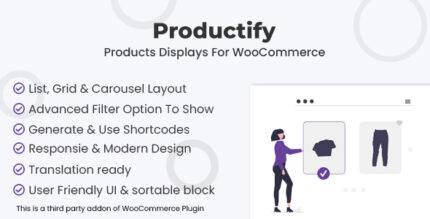 Products Displays For WooCommerce - Productify