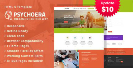 Psychoera - Treatment and Health HTML Template