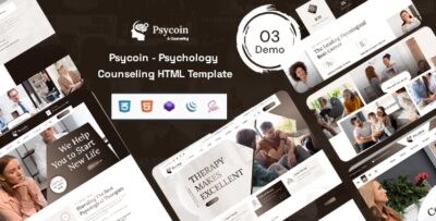 Psycoin - Psychology and Counseling HTML5 Template