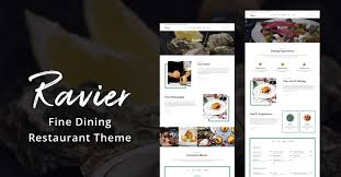 Ravier - Elegant Restaurant WordPress Theme