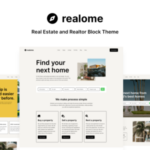 Realome - Real Estate and Realtor Block Theme