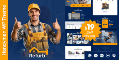 Refurb - Plumber & Handyman Services WordPress Theme