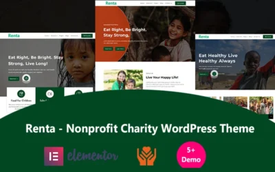 Renta - Nonprofit Charity WordPress Theme