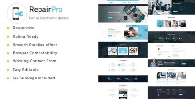 Repair Pro - Computer, Mobile, Electronics and Phone Repair HTML Template