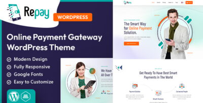 Repay Payment Gateway WordPress Theme