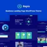 Repix - Business Landing Responsive WordPress Theme