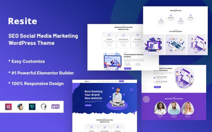 Resite - SEO Social Media Marketing WordPress Theme