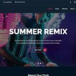 Rock Studio Pro - Unique and Modern Music WordPress Theme