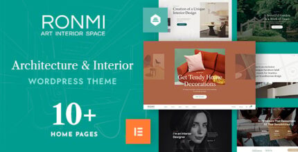 Ronmi - Architecture and Interior Design WordPress Theme