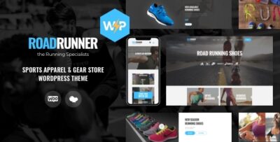 Run Gran Sports Apparel & Gear Store WordPress Theme