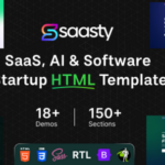Saasty - Sass, AI & Software Startup Business Template