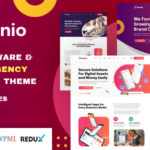 Sasnio - SaaS & Software Startup Agency WordPress Theme