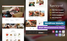 SavvyArt - Handmade & Crafting - Best of Conversion-Friendly WooCommerce Theme