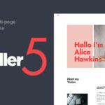 Scroller - Photography One Page Multi-page WordPress Theme