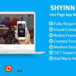 Shyinn - One Page App WordPress Theme