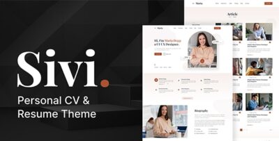 Sivi - Personal CVResume Theme