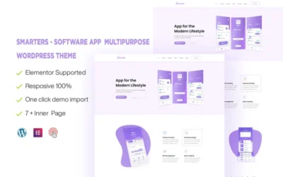 Smarters - Software r App Multipurpose & Responsive WordPress Theme