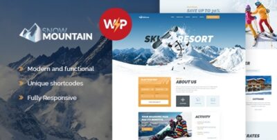 Snow Mountain Ski Resort & Snowboard School WordPress Theme