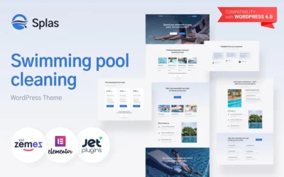 Splas - Swimming Pool Cleaning WordPress Theme and Maintenance Service