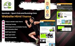 SportLab - Sport Club and Running Club Wordpress Template