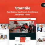 Starntile - Fuel Station, Gas Pump & Architecture WordPress Theme