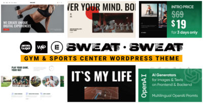 Sweat - Gym & Sports Center WordPress Theme