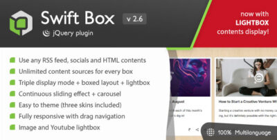 Swift Box - jQuery Contents Slider and Viewer