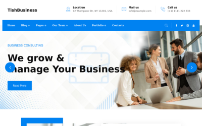 TishBusiness - Business WordPress Theme