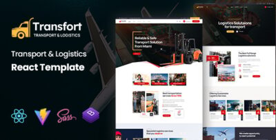 Transfort - Transport & Logistics React Template