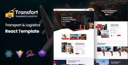 Transfort - Transport & Logistics React Template