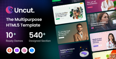 Uncut - The Multipurpose HTML5 Template