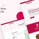Valentine - Romantic Love Gifts Store Elementor Template Kit