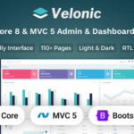 Velonic - ASP.Net Core & MVC 5 Admin & Dashboard Template