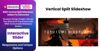 Vertical Split Slideshow Addon