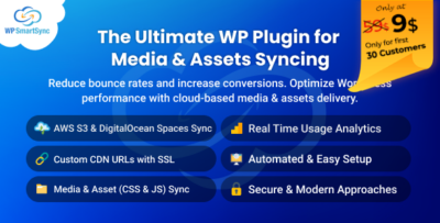 WP SmartSync - WordPress Plugin for Media & Assets CDN / Cloud Storage